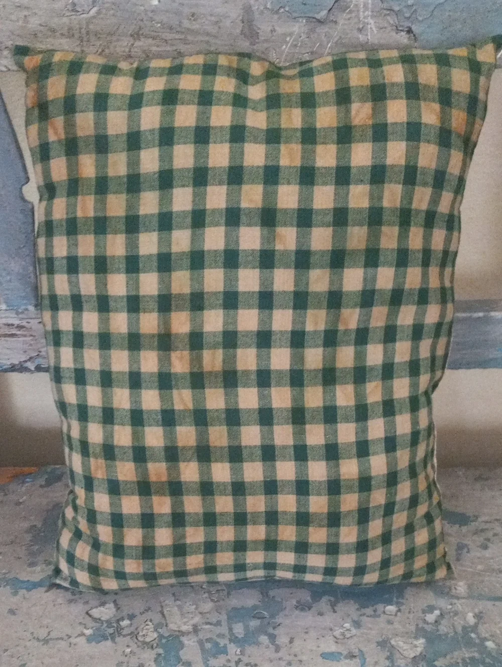 Handmade Merry Christmas Button Tree Pillow - Pink Holiday Accent